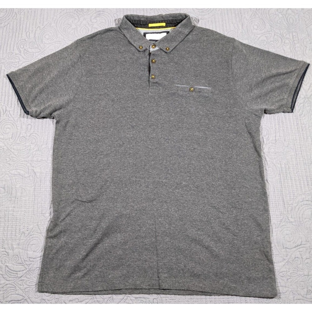 Cactus Man Ricky Singh Polo Shirt Men's Large Dark Gray Casual Short Sleeve